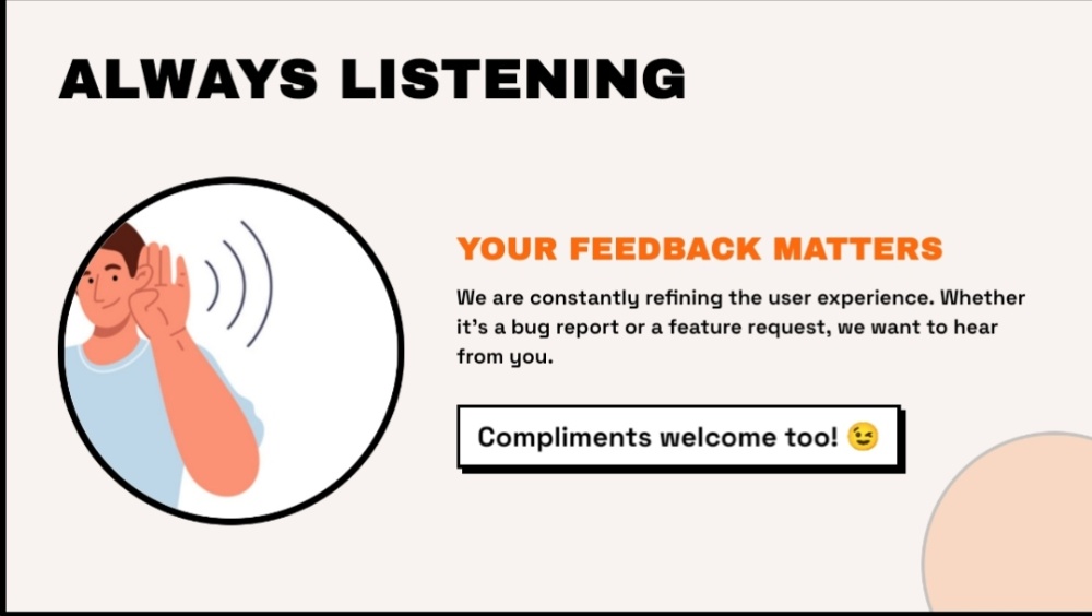 Your Feedback Matters